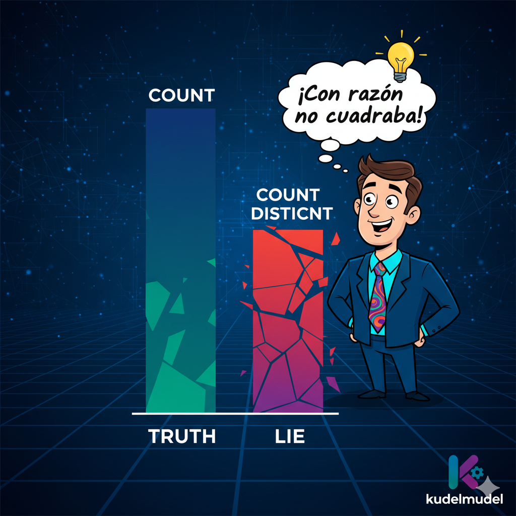 ¡No te Fíes de las Cifras Grandes! El Error COUNT que Sepulta los Resultados de tu PYME en Looker Studio